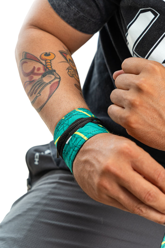 Muñequera de Tela - Verde