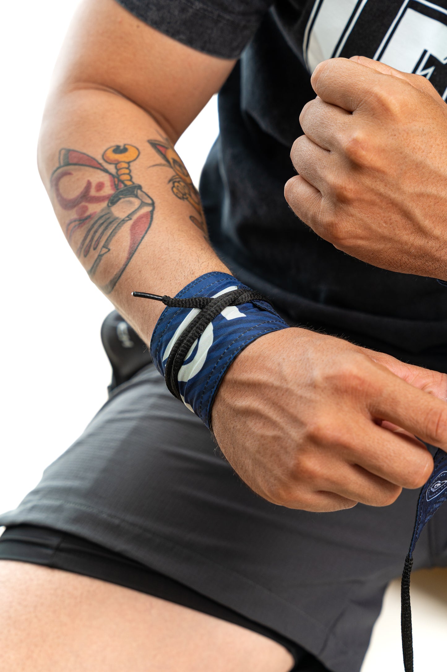 Muñequera de Tela - Azul oscuro