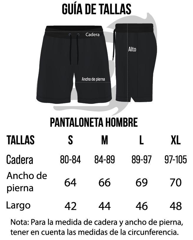 Pantaloneta deportiva - Negra