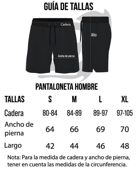 Pantaloneta deportiva - Negra