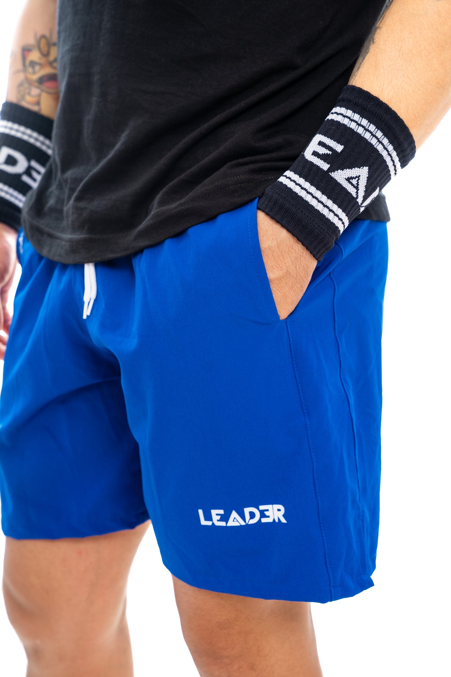 WRISTBAND (muñequera de sudor) Negro con blanco