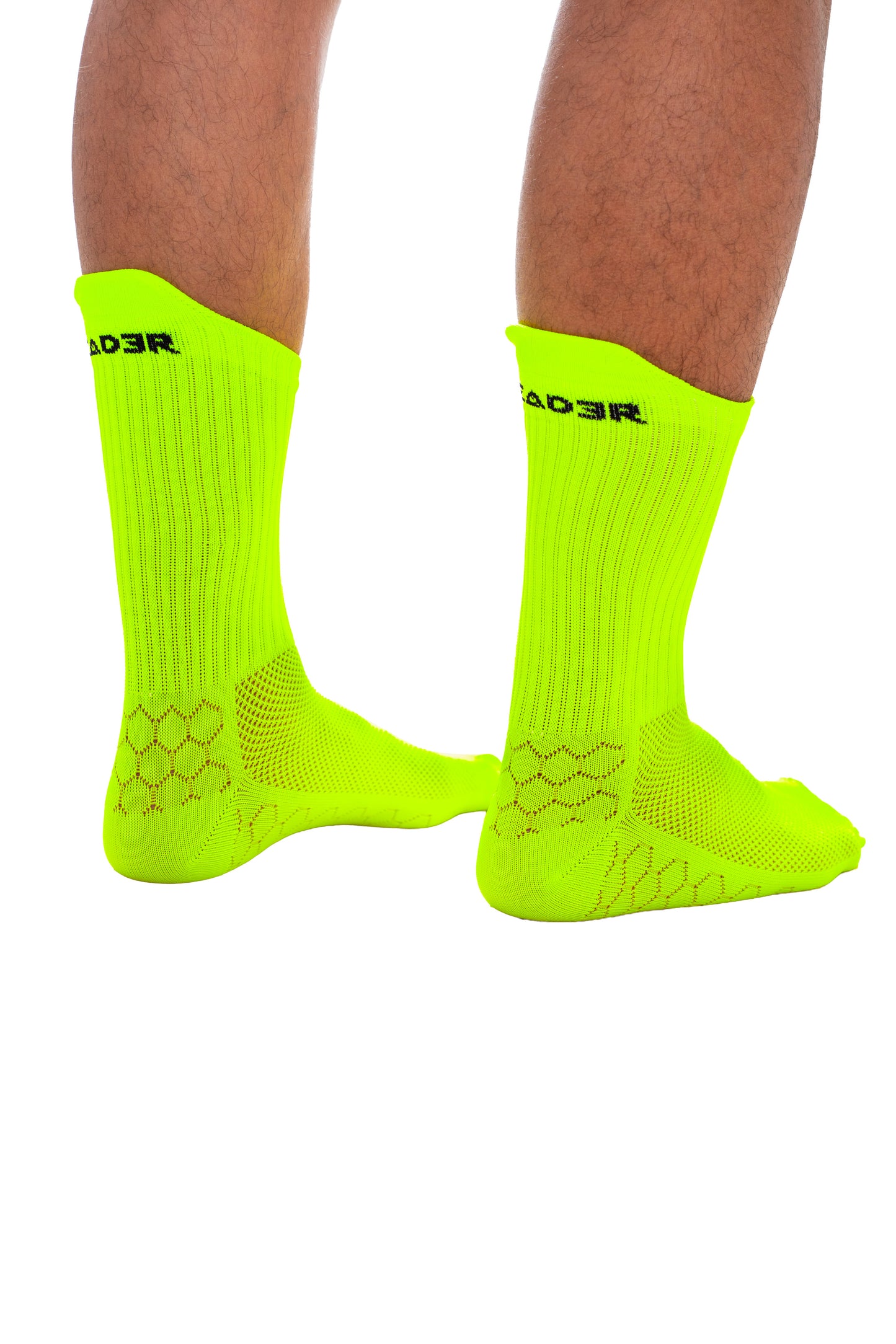 MEDIAS RUNNING - VERDE NEÓN (UNISEX)