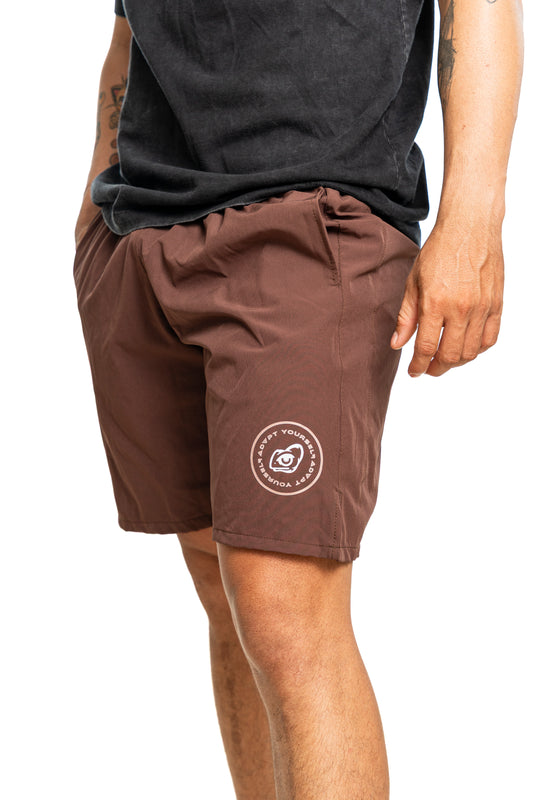 Pantaloneta deportiva - Café