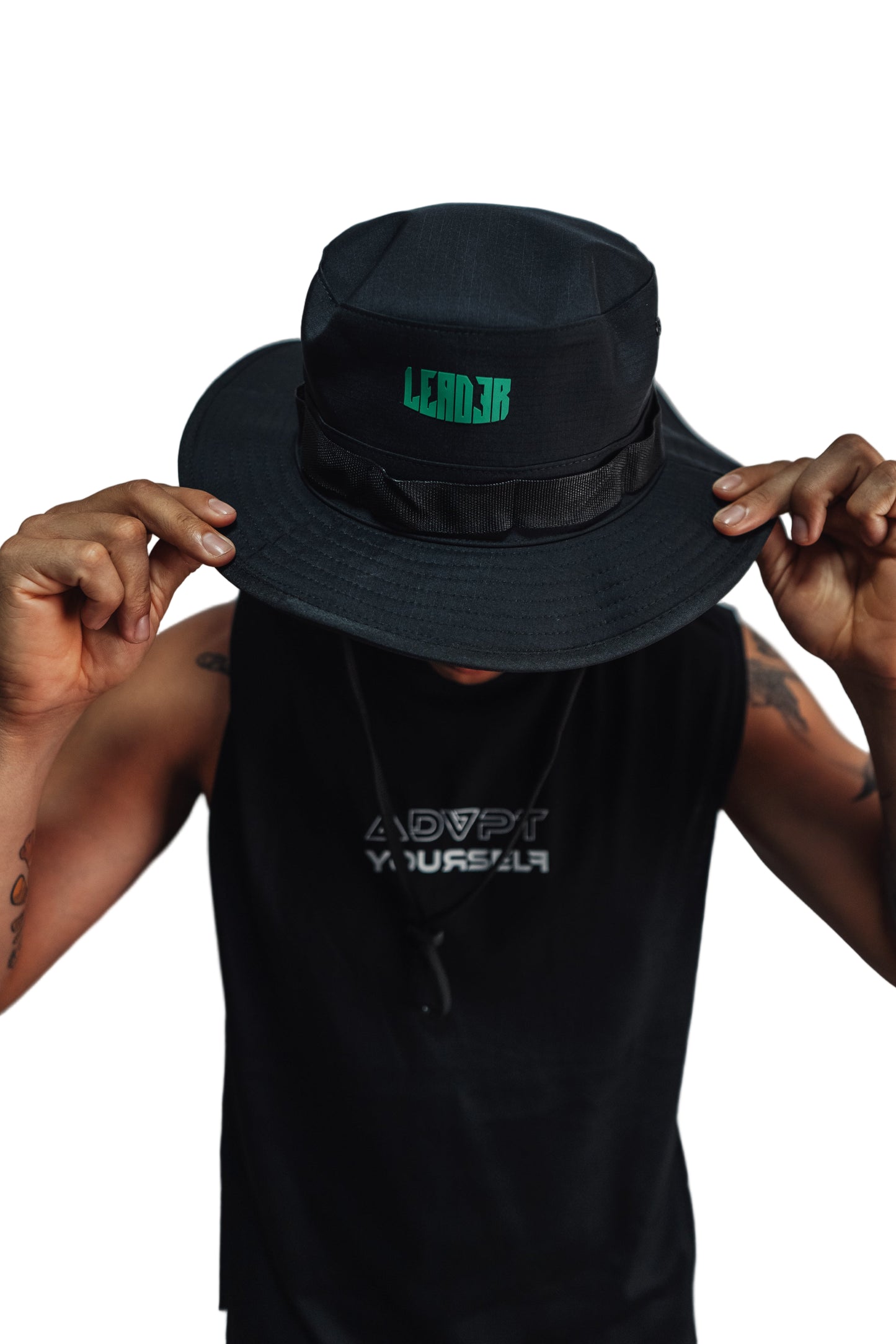 Gorro LEADER - Negro/Verde