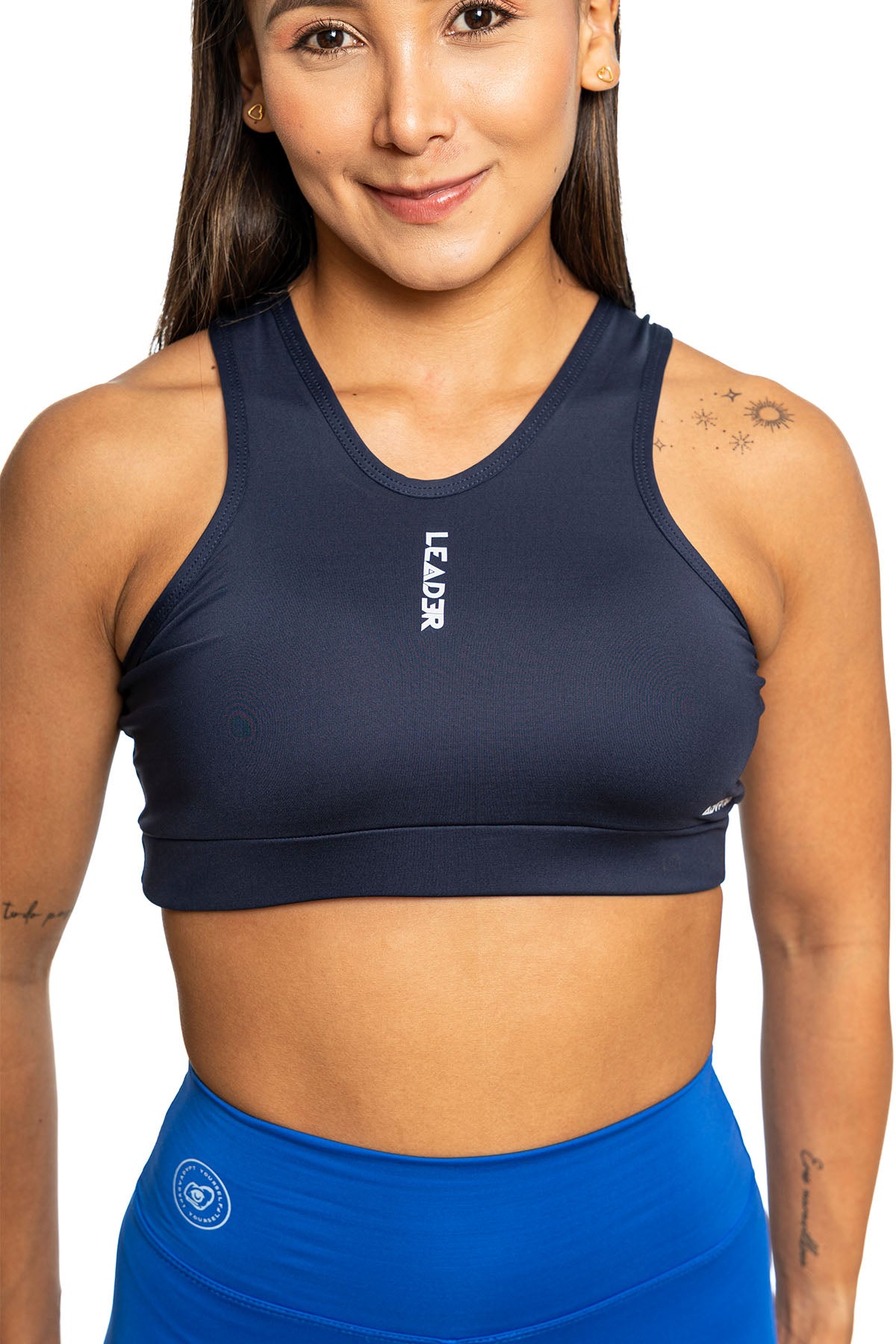 TOP PINK AZUL REY
