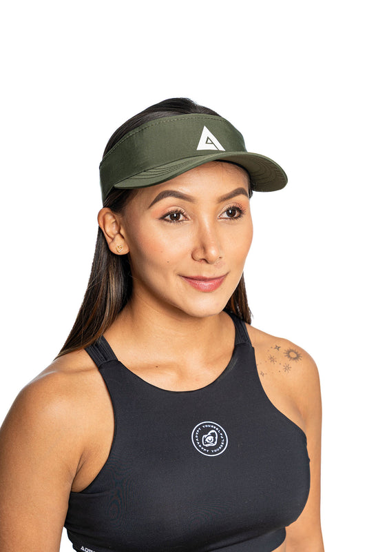 VISERA RUNNING VERDE MILITAR (UNISEX)