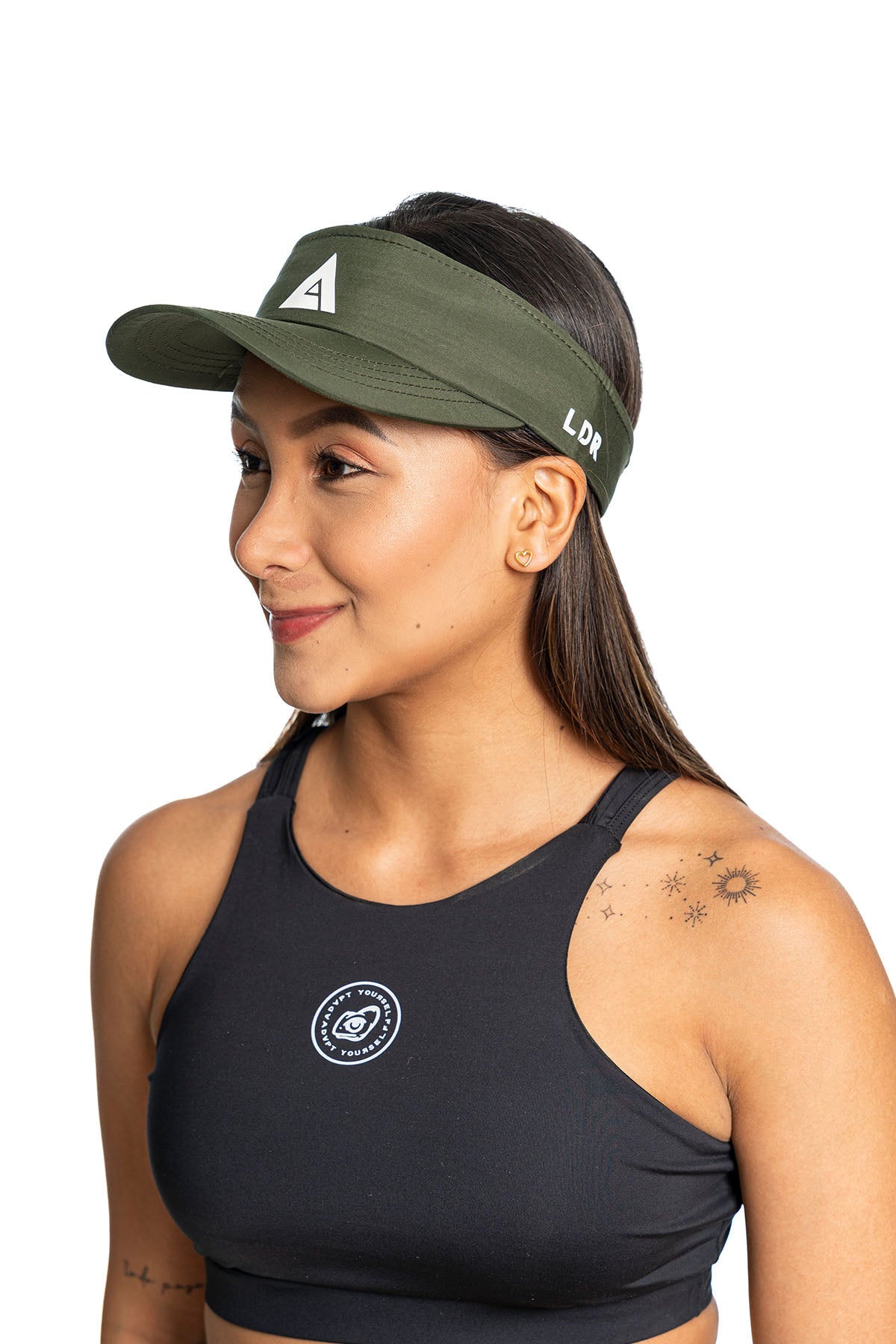 VISERA RUNNING VERDE MILITAR (UNISEX)