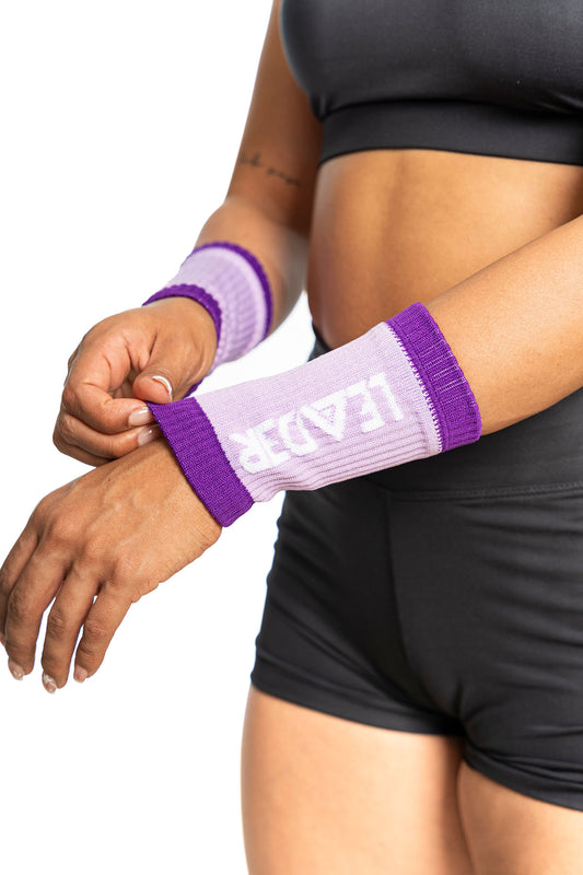 WRISTBAND (muñequeras de sudor) LILA CLARO