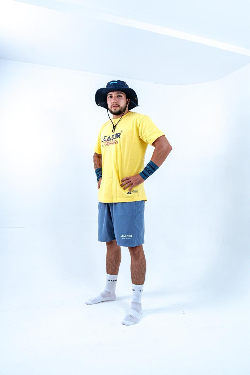 Camiseta Leader Athletics - Amarilla (Unisex)