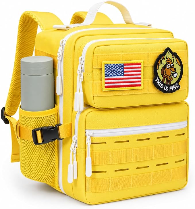 MORRAL MINI AMARILLO TACTICO 9L