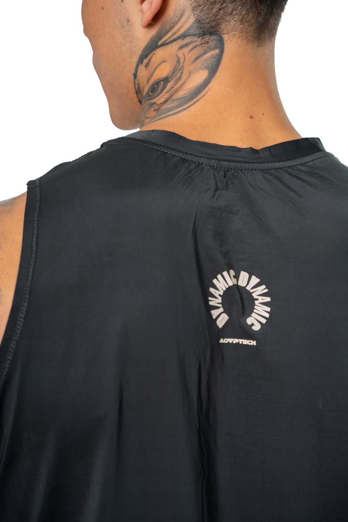 Camiseta Manga Siza Negra Hombre