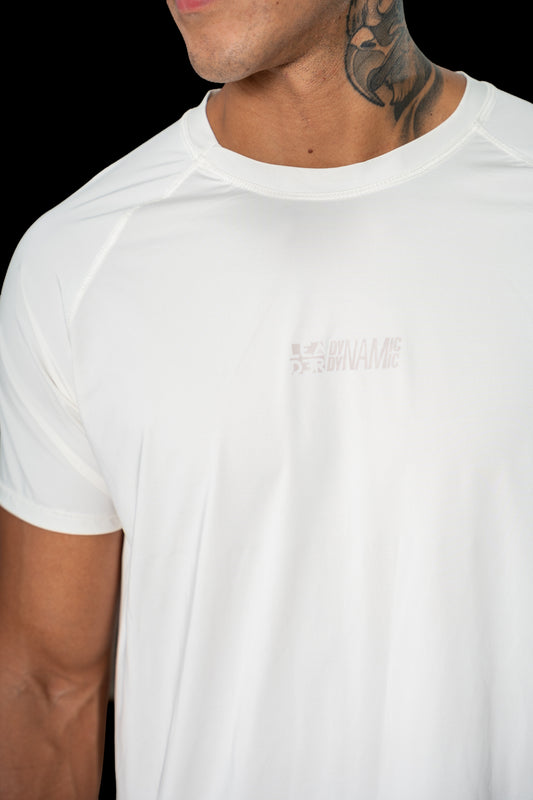 Camiseta Manga Rangla Marfil Hombre