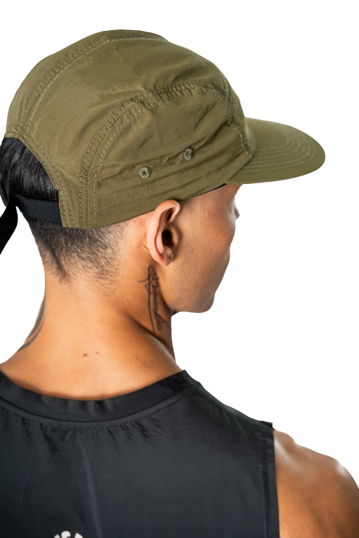 Gorra Running Verde militar Unisex