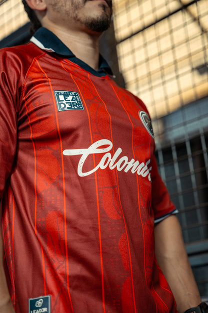 Camiseta de la selección Colombia Rojo Leader