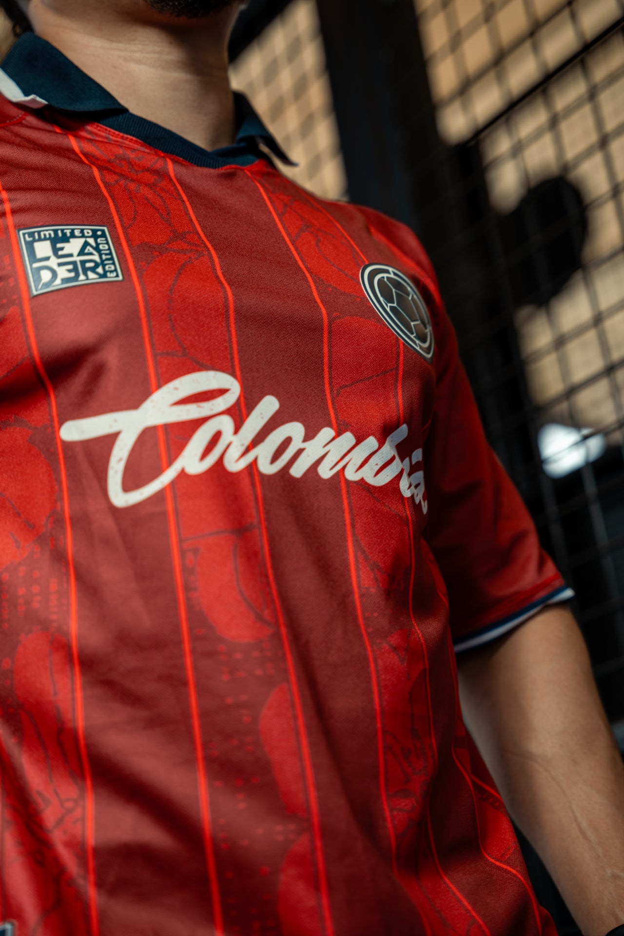 Camiseta de la selección Colombia Rojo Leader