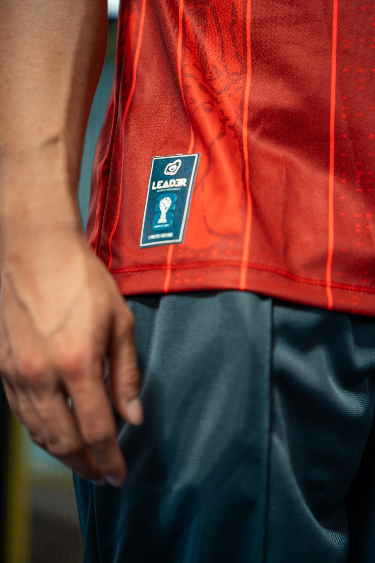Camiseta de la selección Colombia Rojo Leader