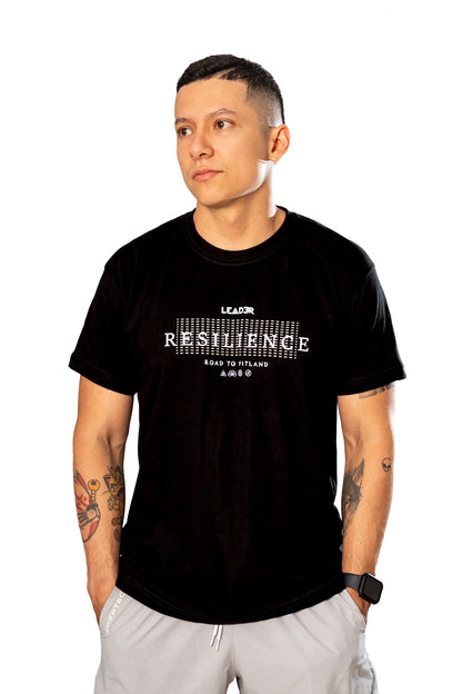 Camiseta Black Resilience - TEAM LEADER 26 road to FITLAND