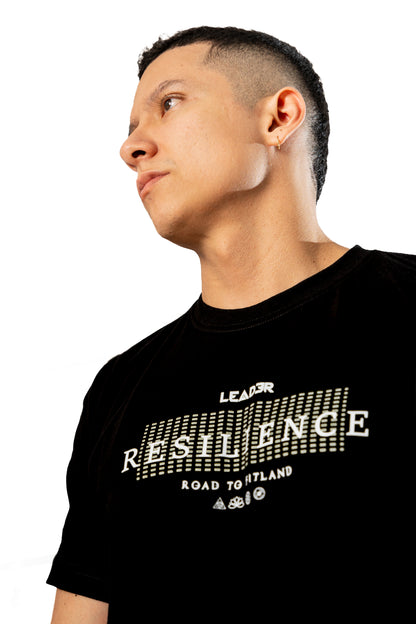 Camiseta Black Resilience - TEAM LEADER 26 road to FITLAND