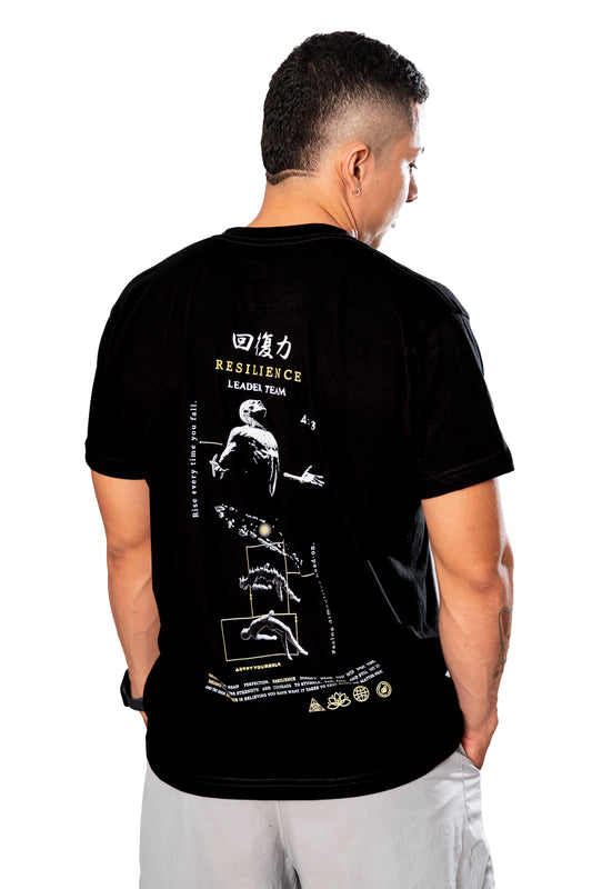 Camiseta Black Resilience - TEAM LEADER 26 road to FITLAND
