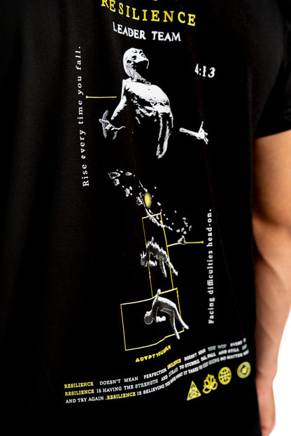 Camiseta Black Resilience - TEAM LEADER 26 road to FITLAND