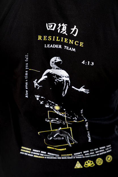 Camiseta Black Resilience - TEAM LEADER 26 road to FITLAND