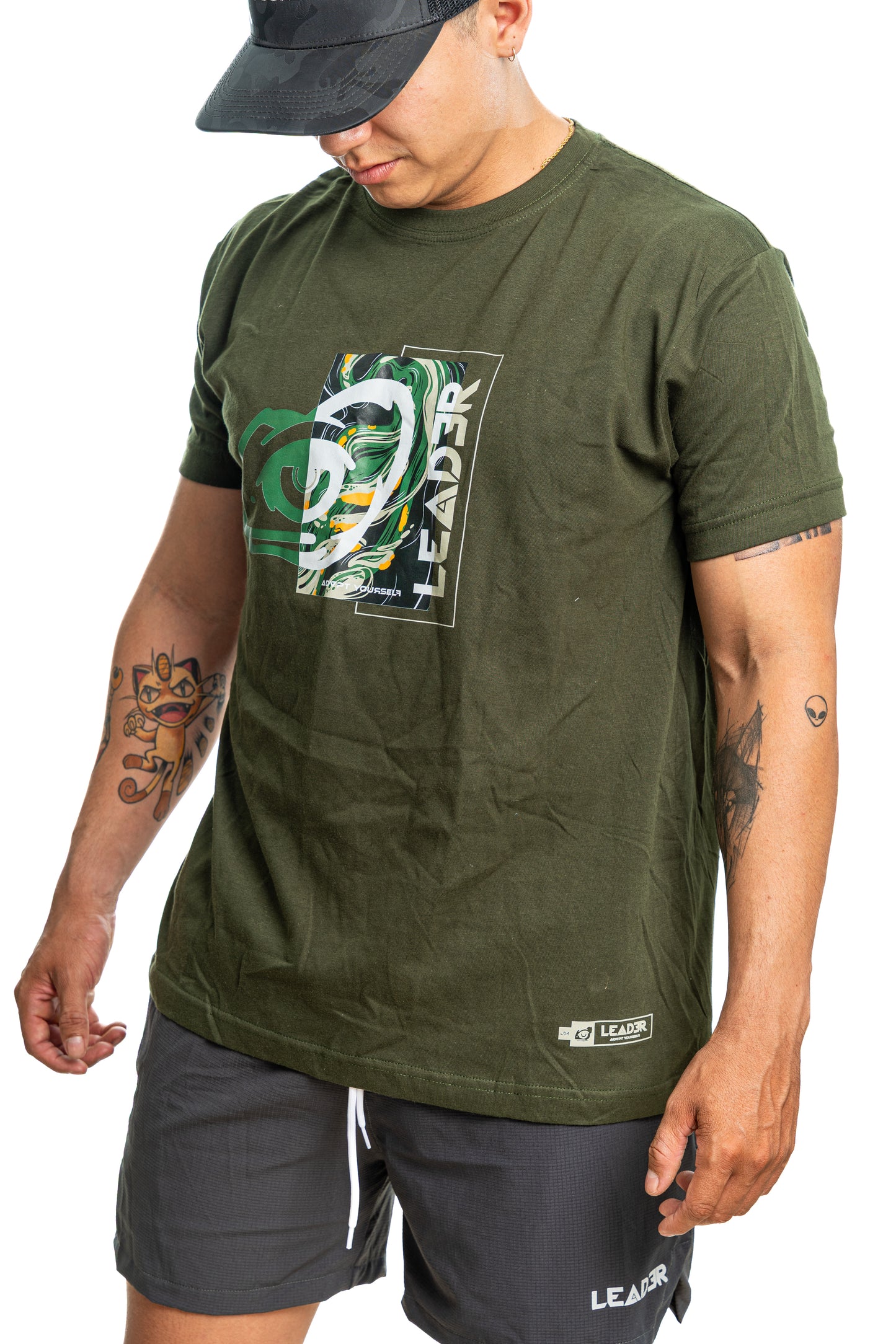 Camiseta Verde militar "Cama liquid"