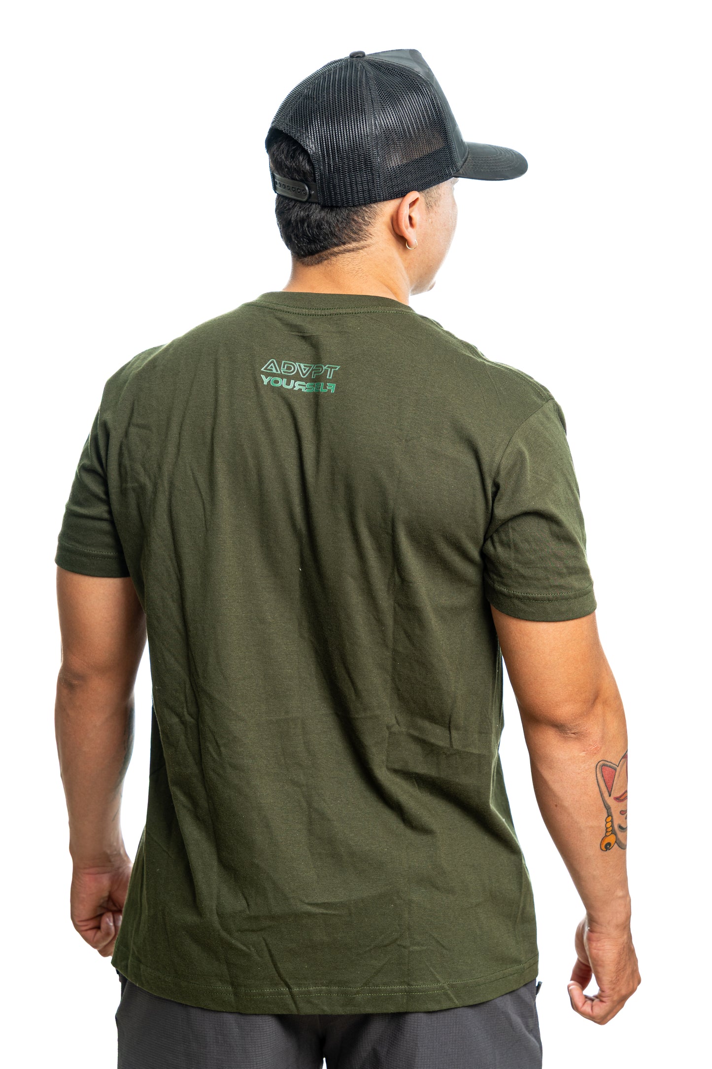 Camiseta Verde militar "Cama liquid"