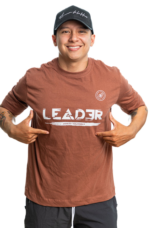 Camiseta Leader Glicth - Cafe (Unisex)