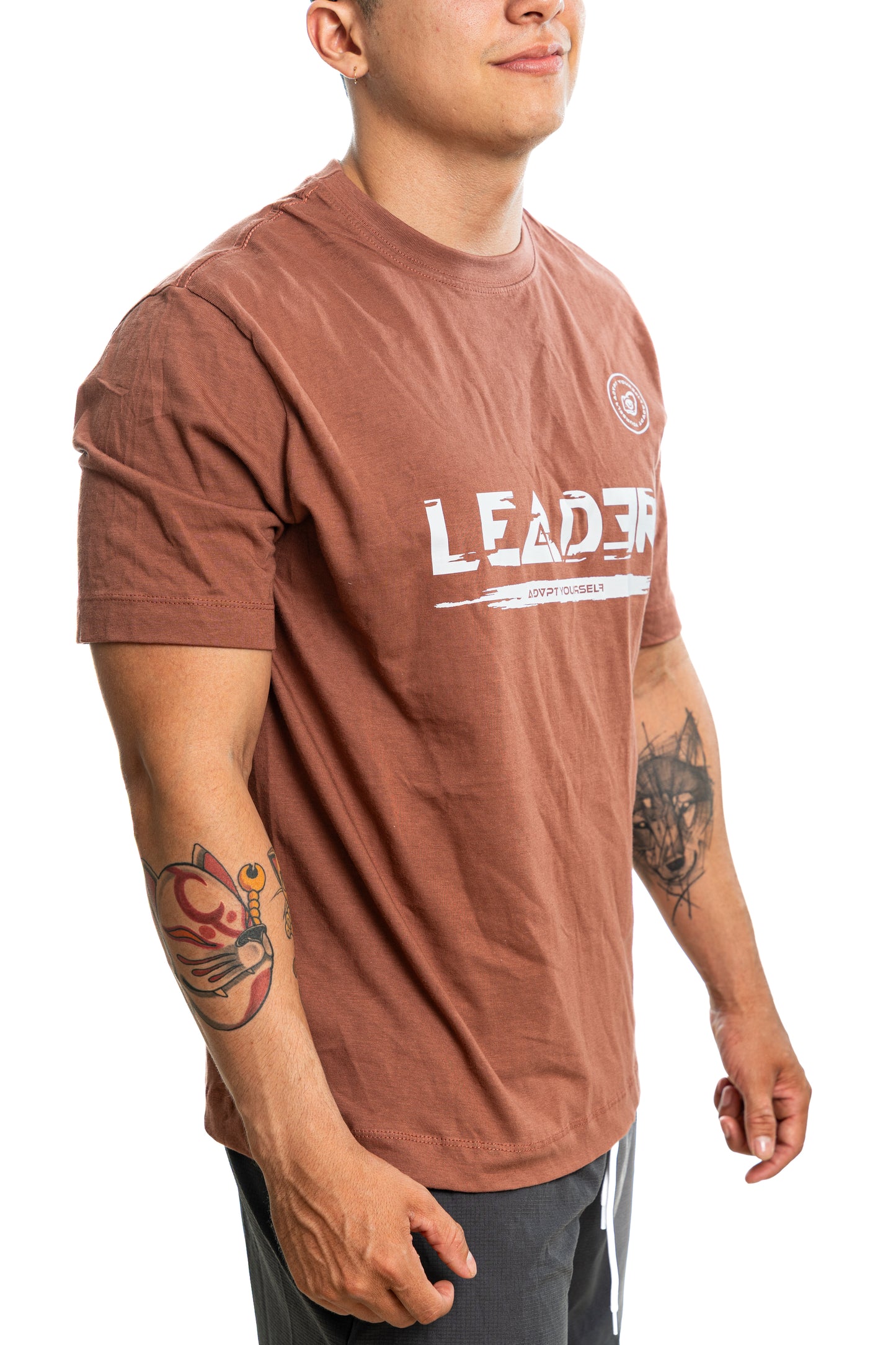 Camiseta Leader Glicth - Cafe (Unisex)