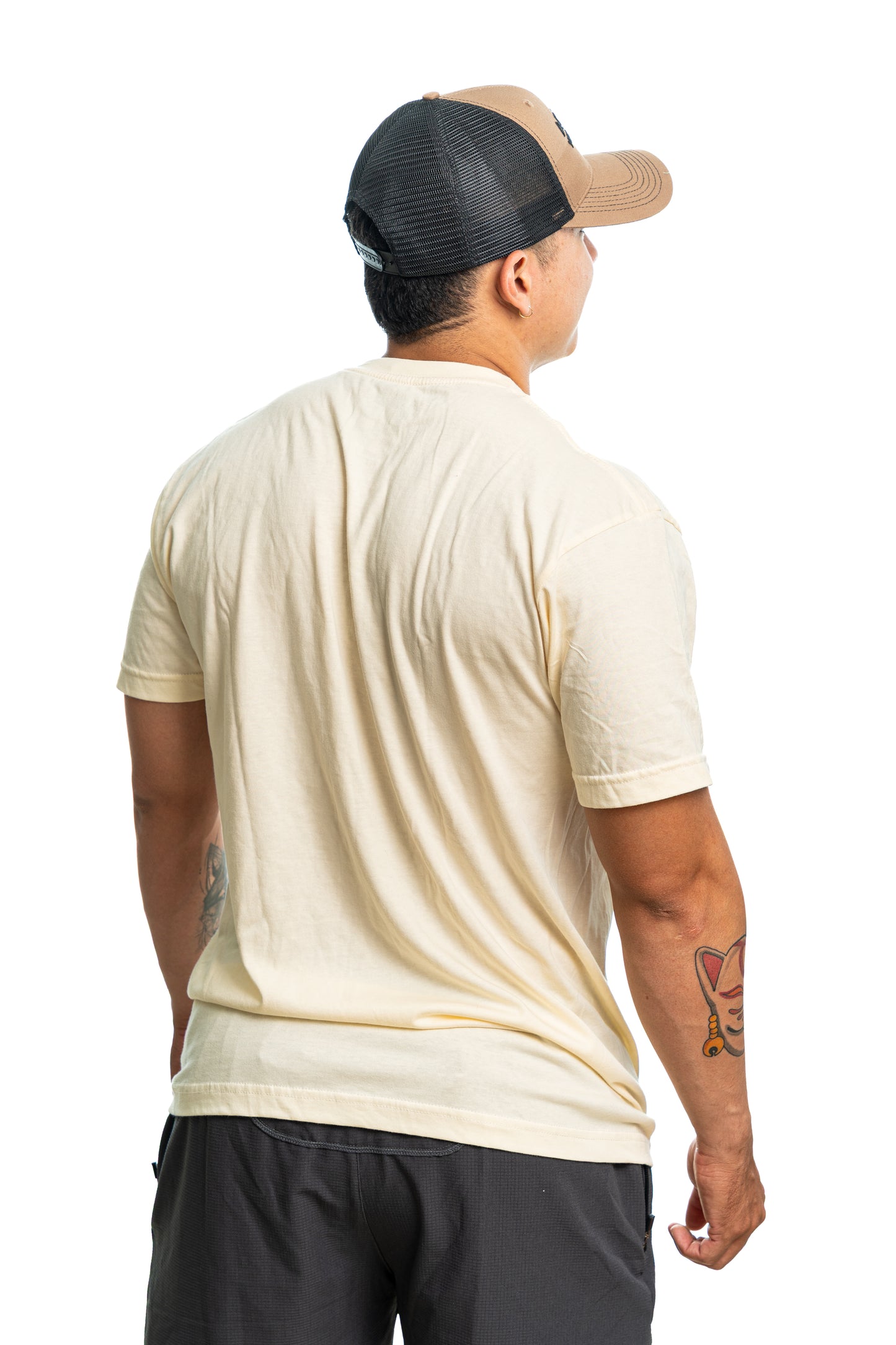 Camiseta Leader Glicth - Crema (Unisex)