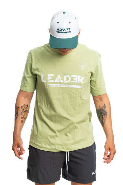 Camiseta Leader Glicth - Verde manzana (Unisex)