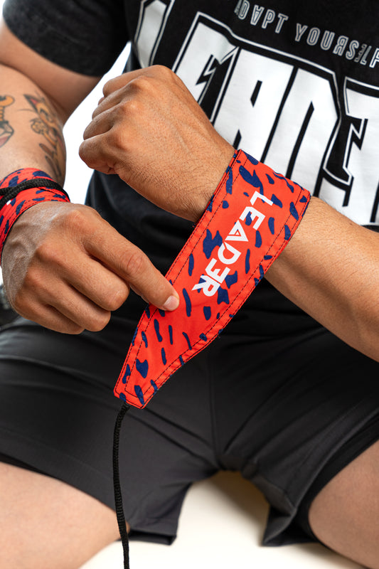 Muñequera de Tela - Roja/Azul