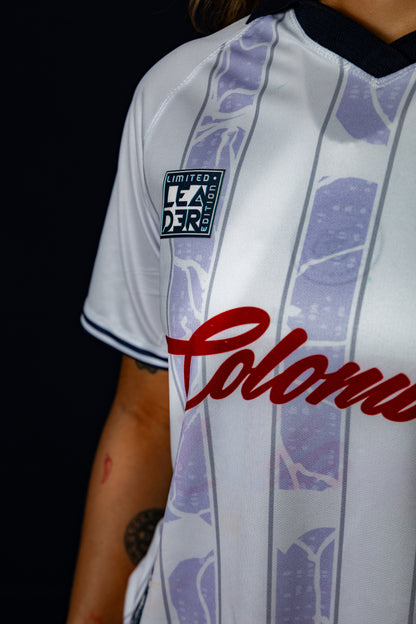 Camiseta de la selección Colombia blanca Leader