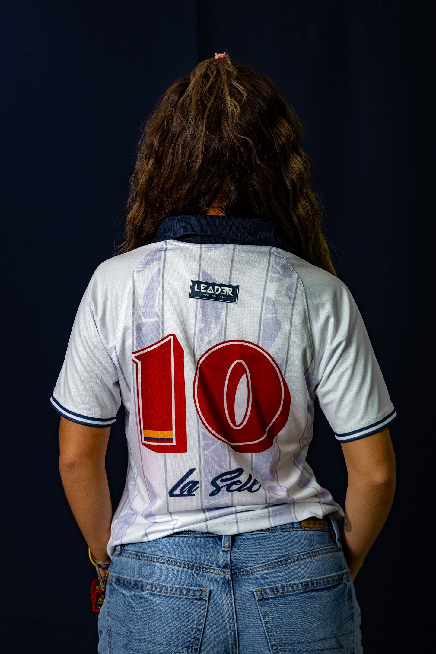 Camiseta de la selección Colombia blanca Leader