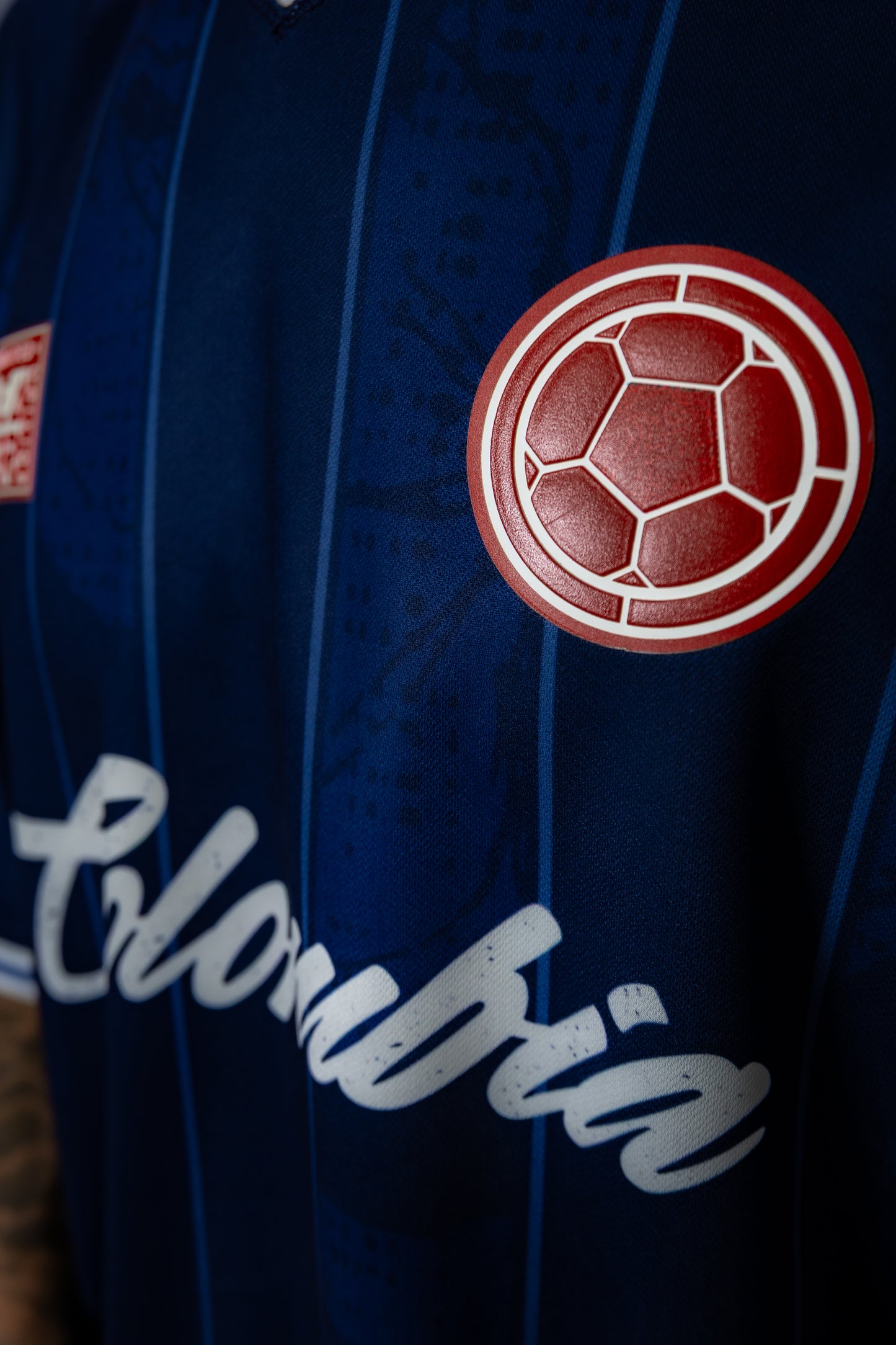 Camiseta de la selección Colombia azul Leader