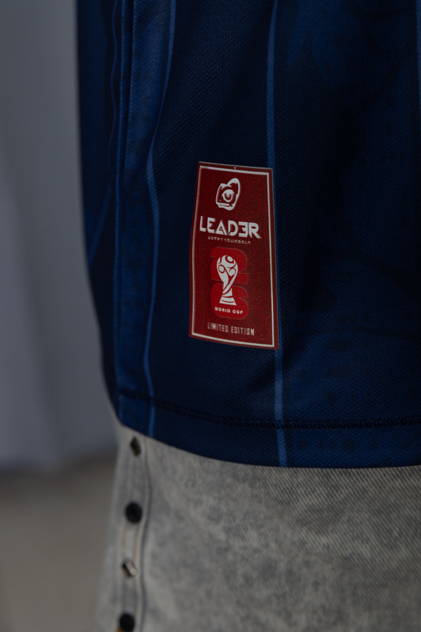 Camiseta de la selección Colombia azul Leader