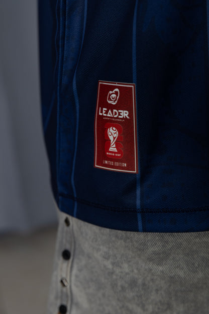 Camiseta de la selección Colombia azul Leader