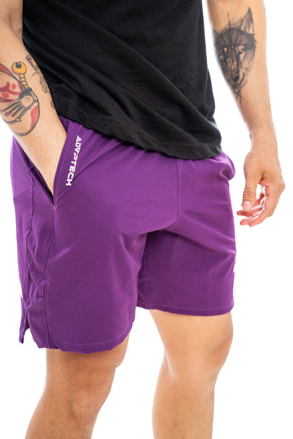 Pantaloneta deportiva - Morada