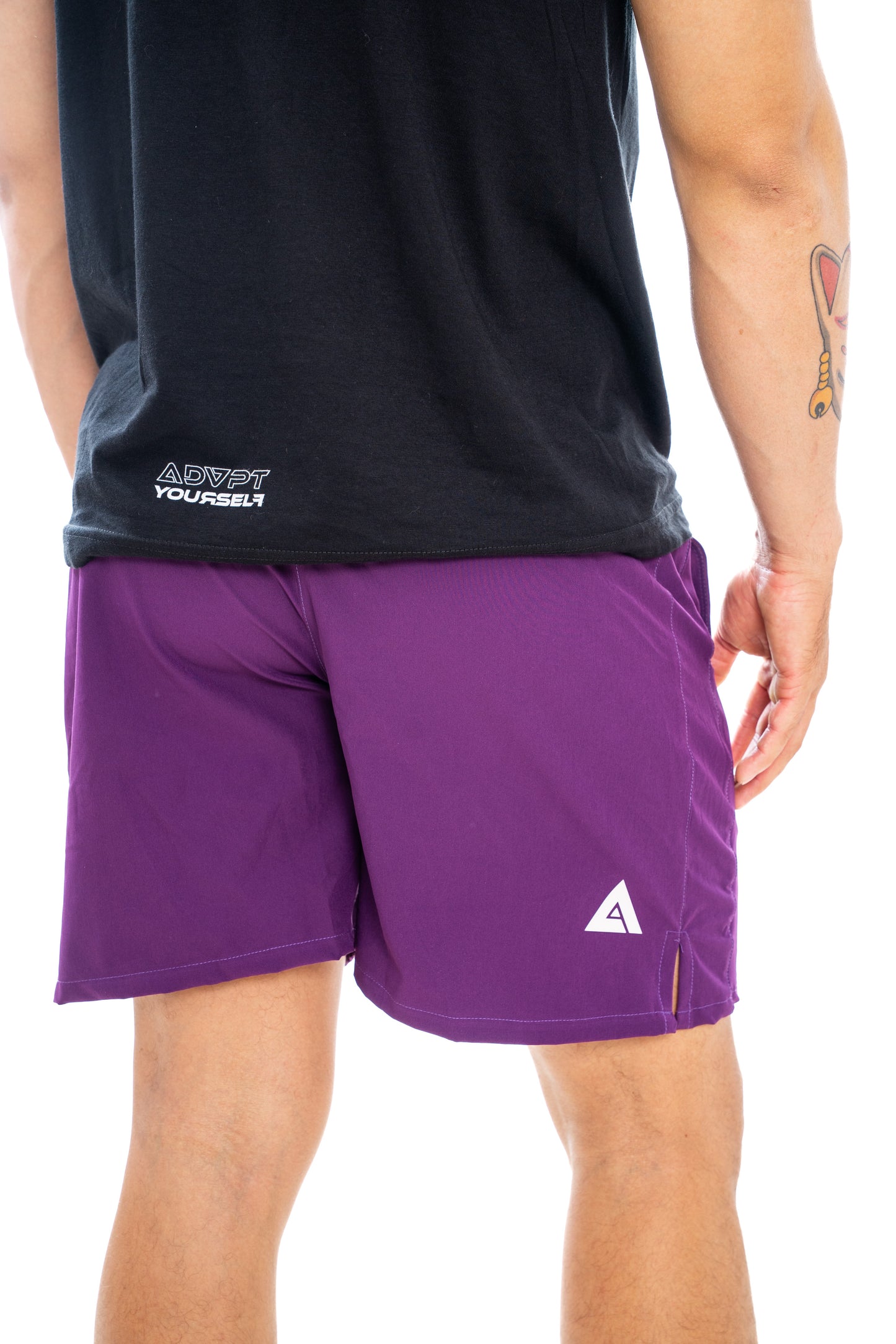 Pantaloneta deportiva - Morada