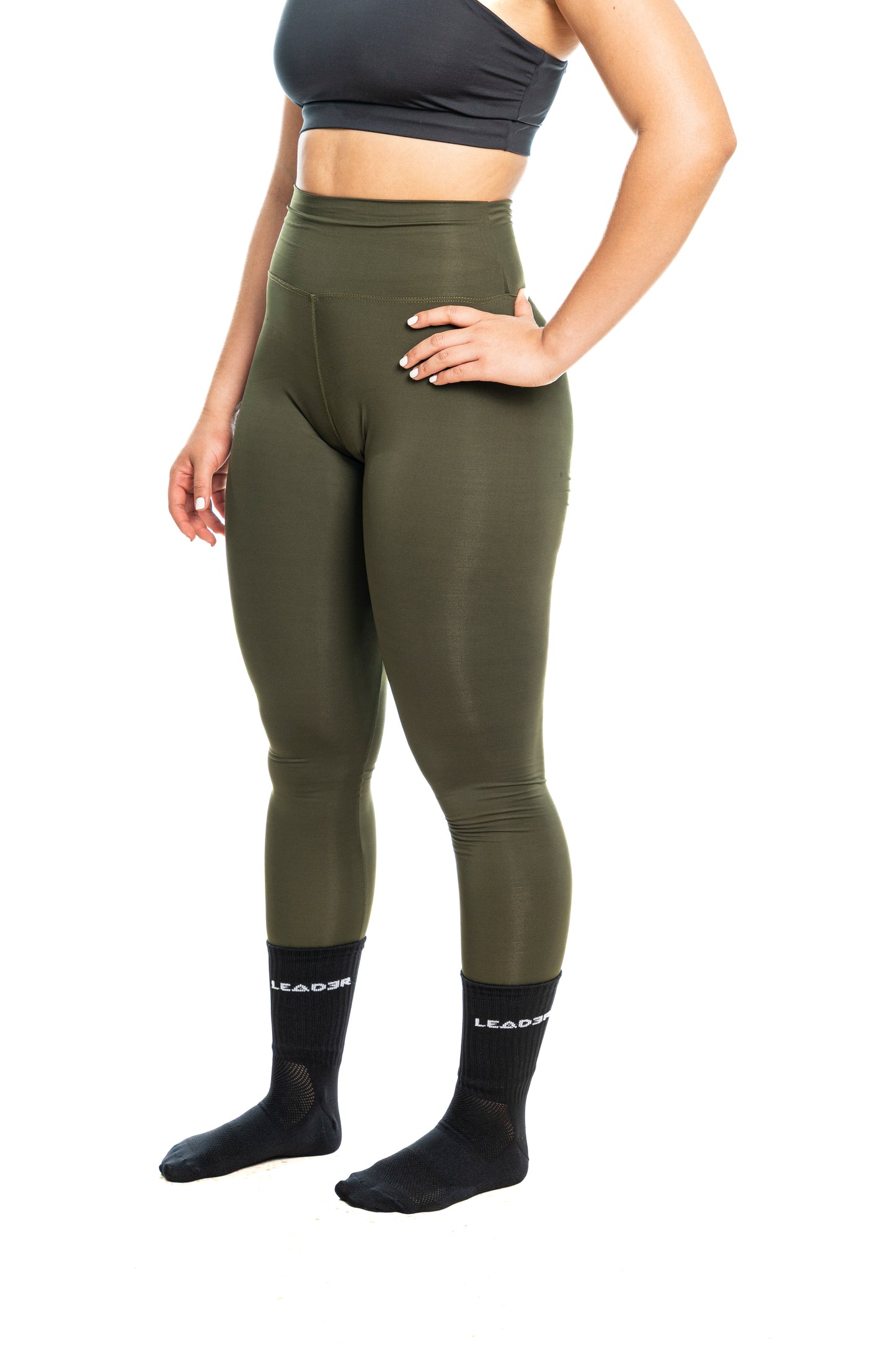 Lycra Verde Militar Leader