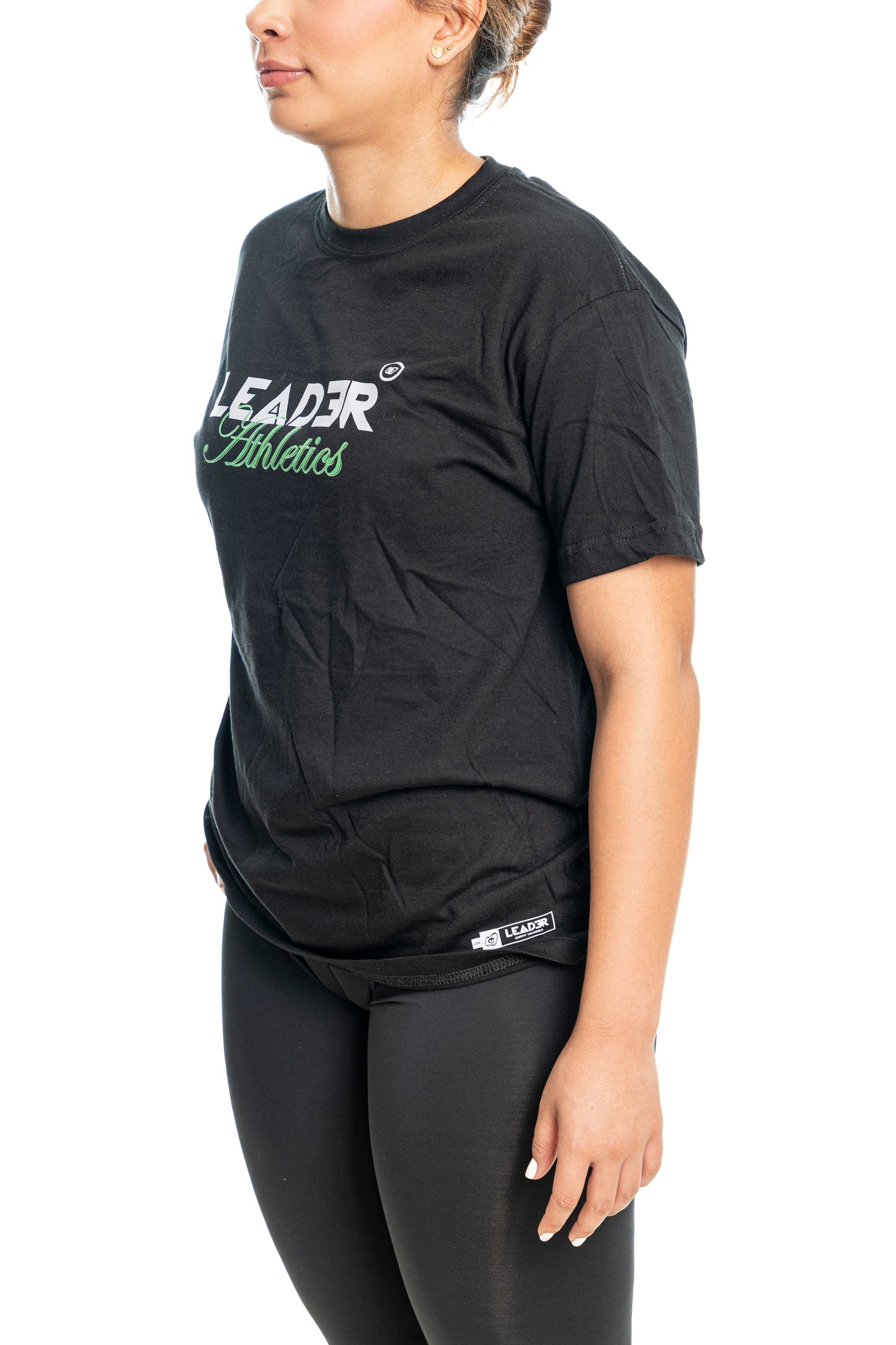 Camiseta Leader Athletics - Negro (Unisex)