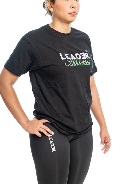 Camiseta Leader Athletics - Negro (Unisex)