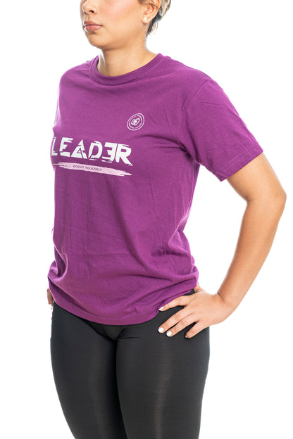 Camiseta Leader Glicth - Morado (Unisex)