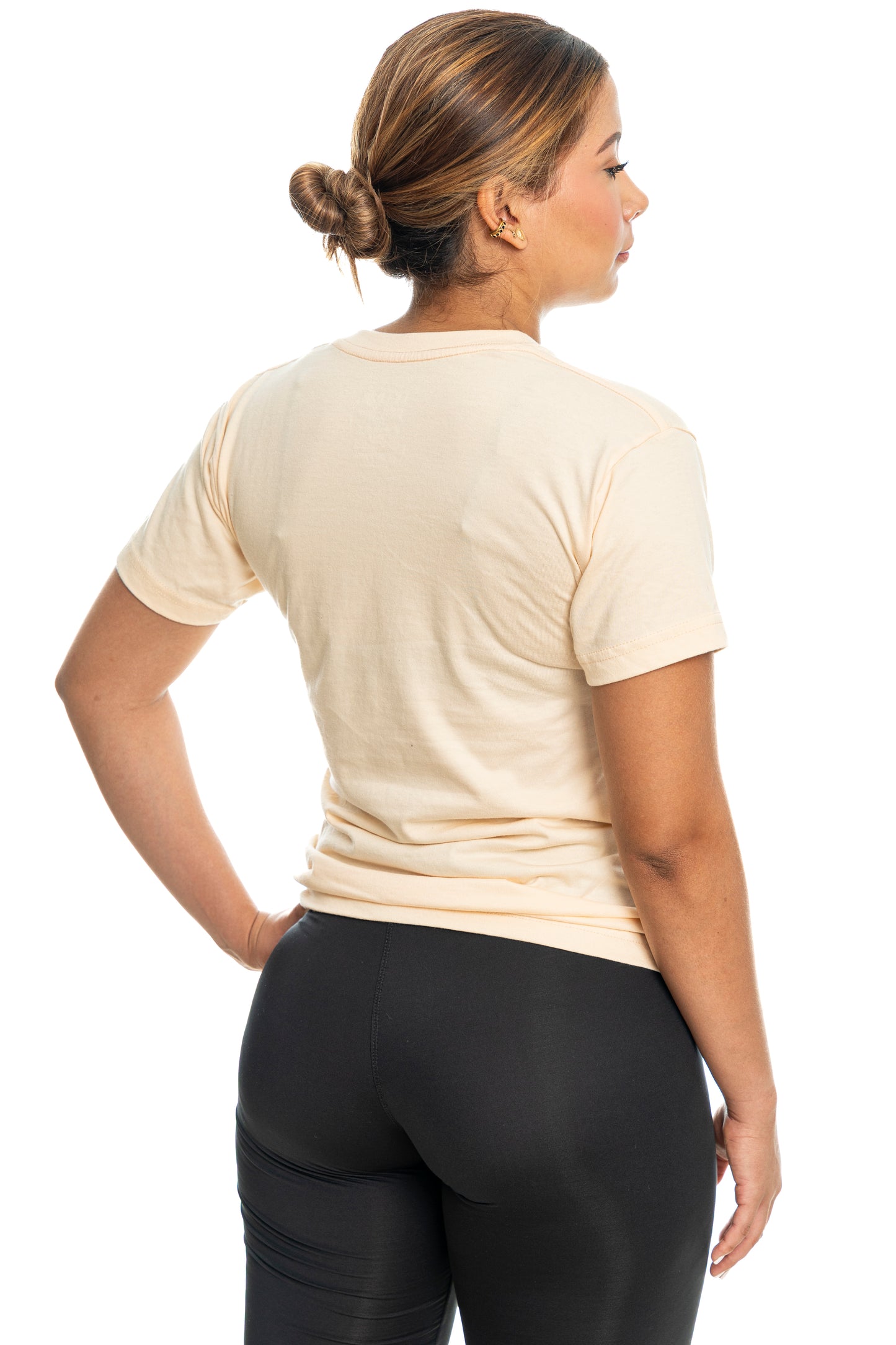 Camiseta Leader Glicth - Crema (Unisex)