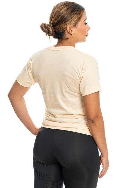 Camiseta Leader Glicth - Crema (Unisex)