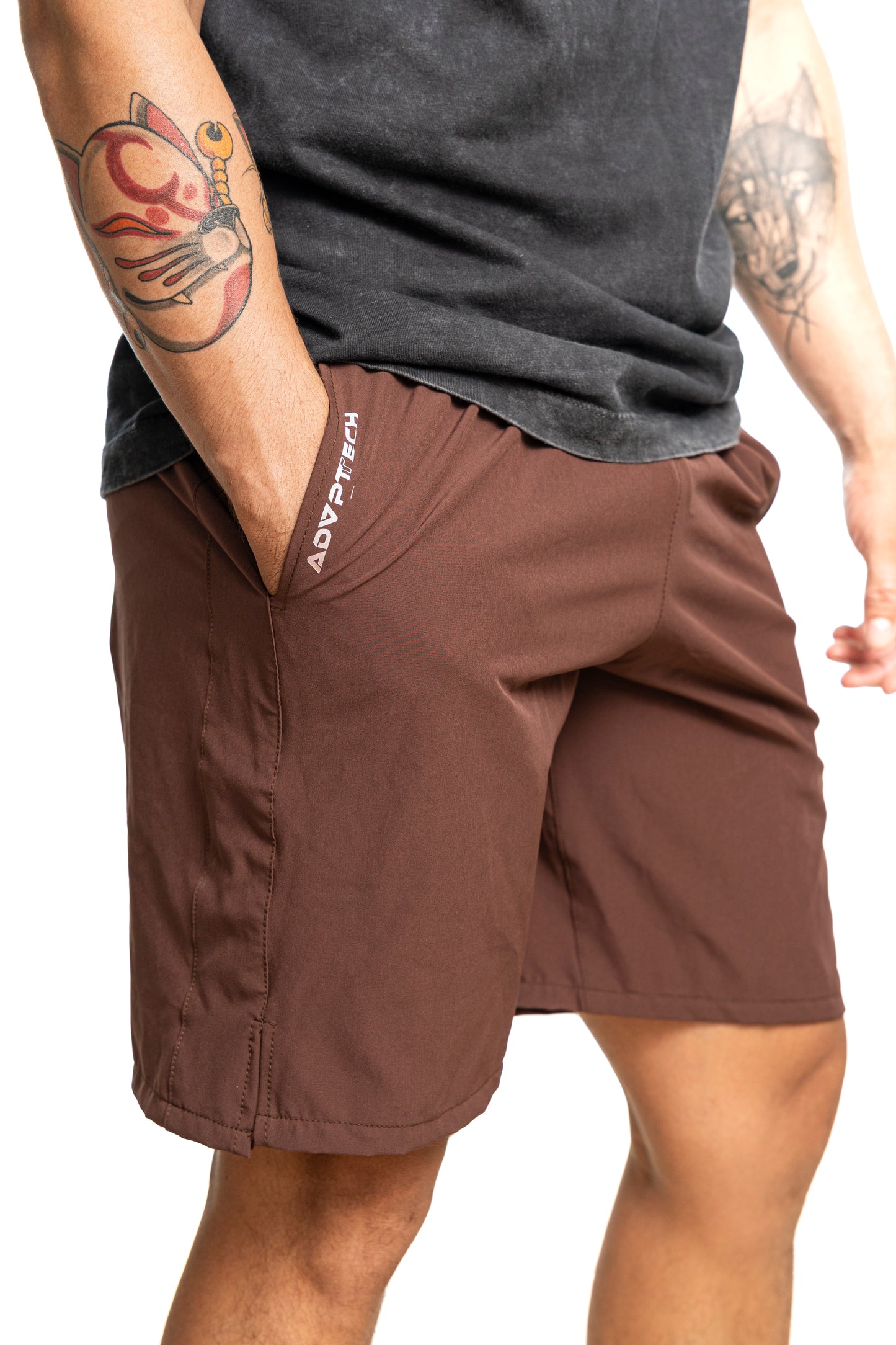 Pantaloneta deportiva - Café