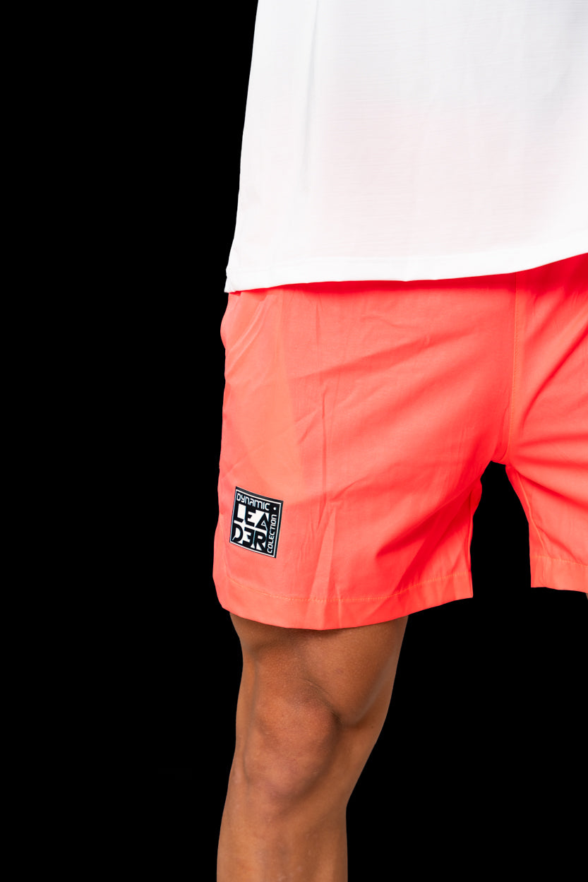 Pantaloneta de Running Salmón Hombre