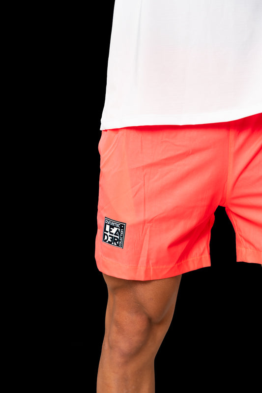 Pantaloneta de Running Salmón Hombre
