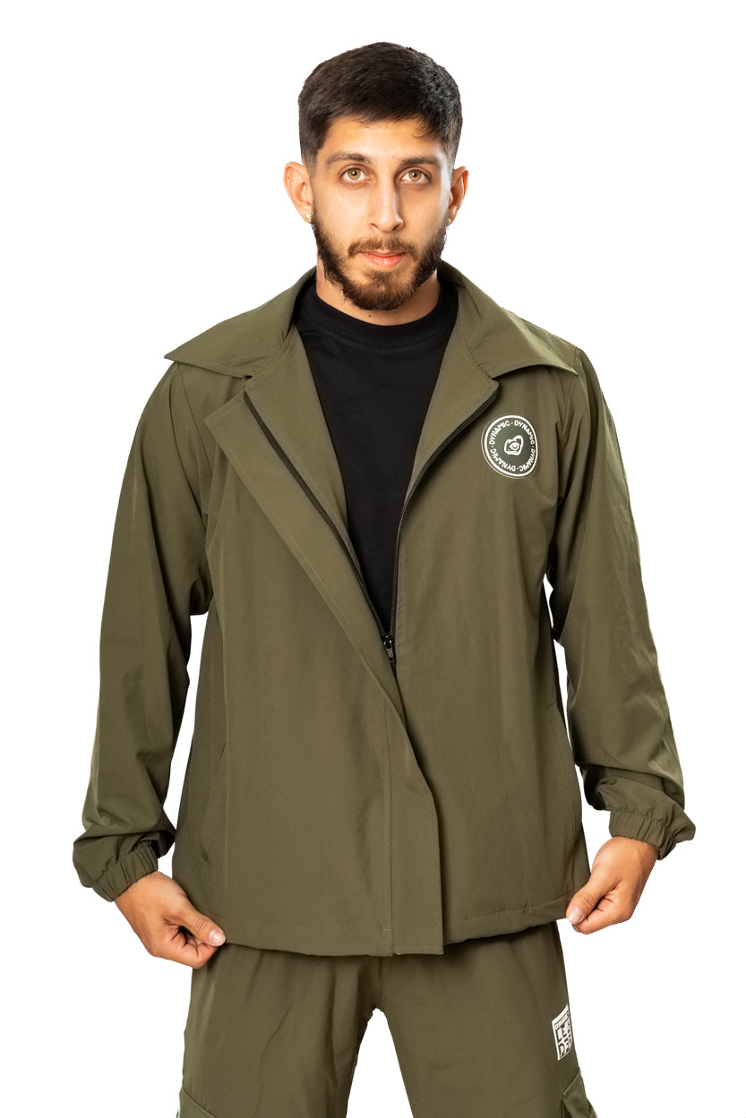 Chaqueta Verde Militar Hombre