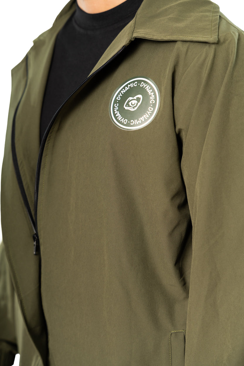 Chaqueta Verde Militar Hombre